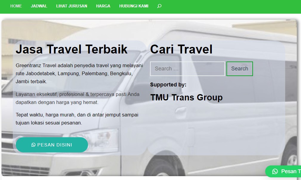 website travel jakarta lampung